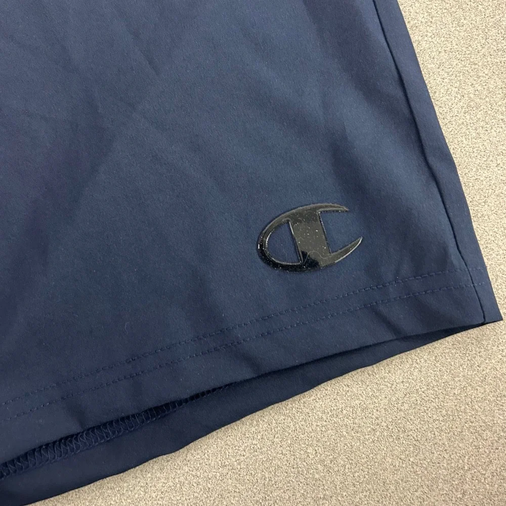 Champion Athletic Shorts Kids XL 18/20 Dark Navy Blue C915SH0607A‎ Stretch